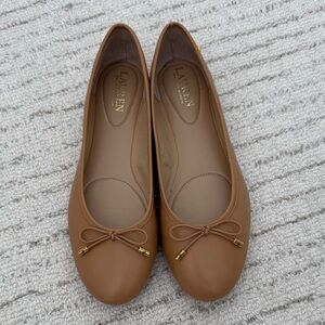 LAUREN Ralph Lauren Tan Ballet Flats 8
